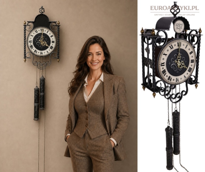 Zegar Junghans Quartz Tempus Fugit vintage Niemcy